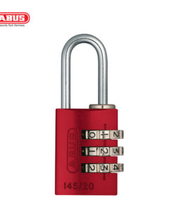 PADLOCK ABUS 20MM COMBINATION RESET BLUE, GREEN, RED and YELLOW BLISTER