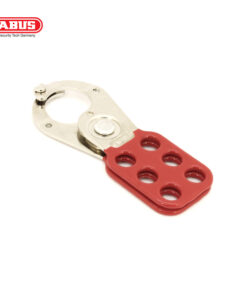 HASP ABUS SAFETY LOCKOUT RED 45MM SMALL and HASP ABUS SAFETY LOCKOUT RED 60MM LARGE