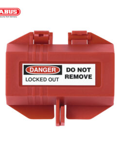 LOCKOUT ABUS POWER PLUG 89X81X51MM SMALL RED and165X116X84MM LARGE RED