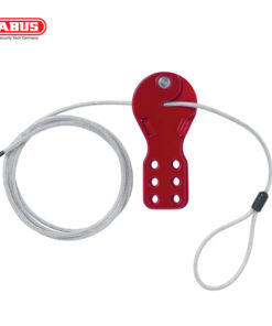 LOCKOUT ABUS STD CABLE HASP 1 METER RED, 2 METER RED, 3 METER RED and  5 METER RED