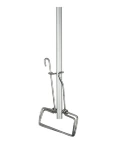 FAN MOP SPRING CLIP + ALUMINIUM HANDLE 22mm x 1.3m AND 25mm x 1.5m