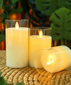Acrylic Glass LED Candle - 10 cm