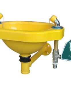Wall mounted Eye Wash- Terysafe yellow – 12 l/m