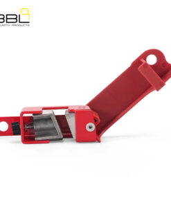 LOCKOUT BBL CIRCUIT BREAKER MEDIUM STEEL RED