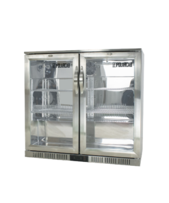 Back Bar Bottle Cooler – 2 Door, Hinged