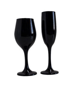 Stemware - Full Colour - Black - 6's