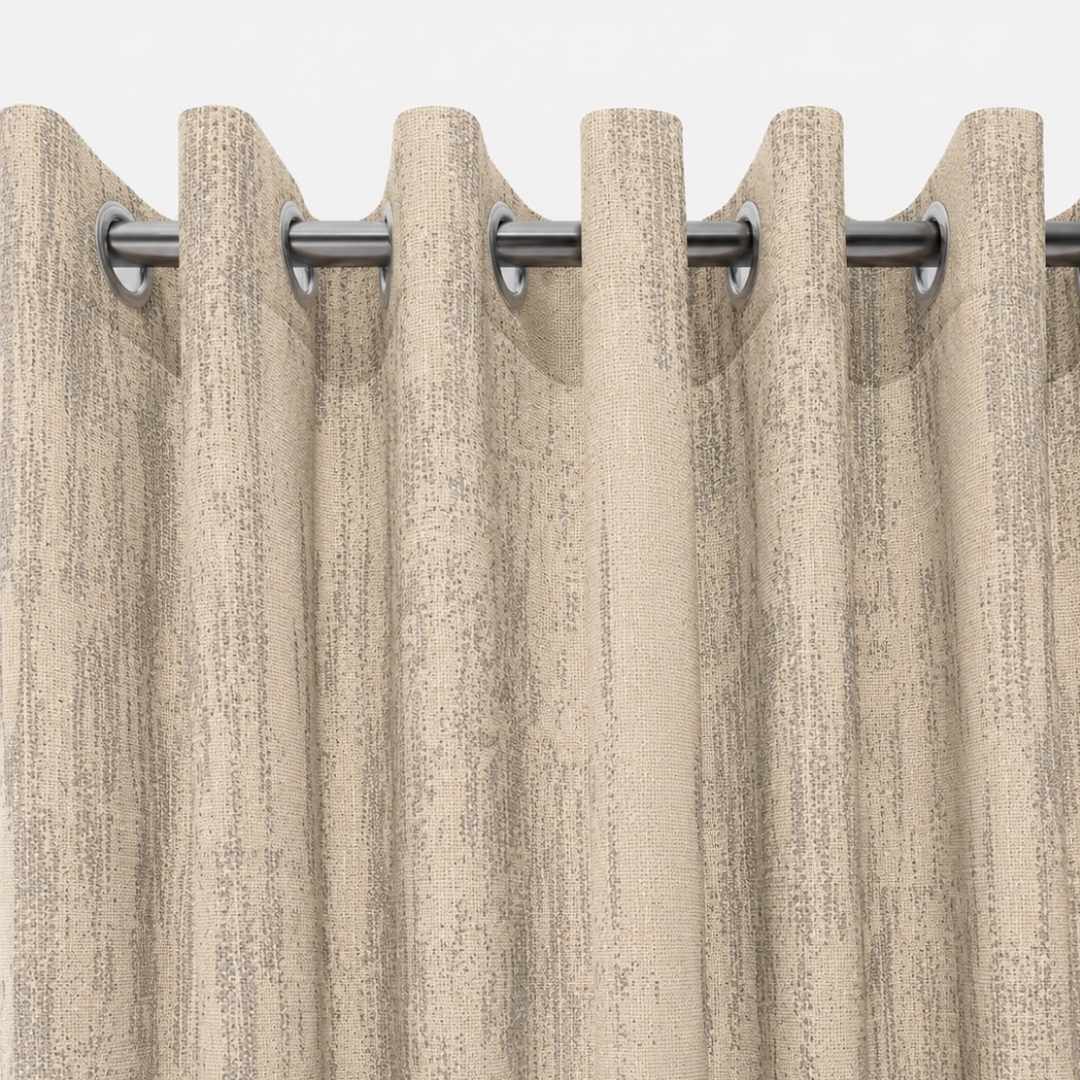 Brush Stroke Lined Eyelet - Ready Made Curtains - Image 5