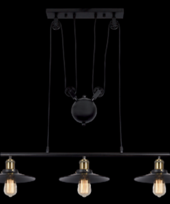Chandelier Light - CH238/3 Black