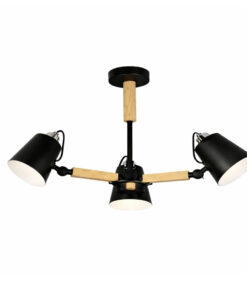 Ceiling Light - 3 Light Nordic Wood