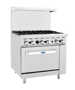 6 Burner Cooking Range With Oven