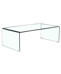 Coffee Table - Rylee Glass Curved