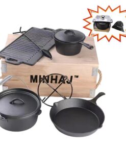 7pc Cast Iron Camping Set