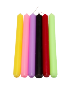Candles - 4pc Colour Candles 25cm