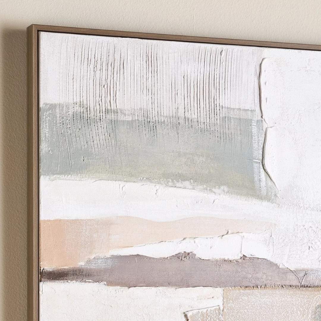 Calm Earth Tones Abstract Painting – 83 x 123cm - Image 3