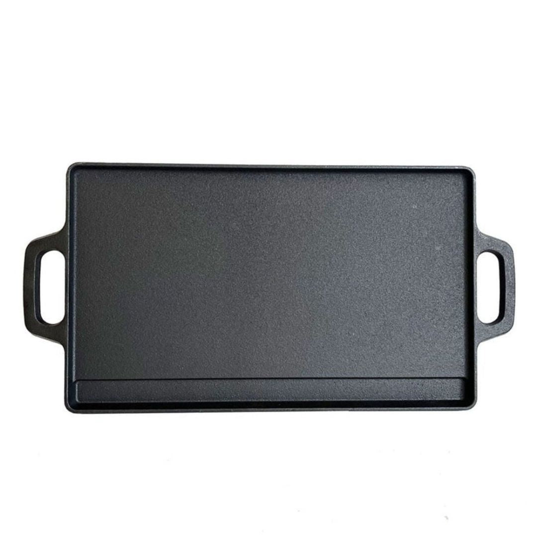 Cast Iron Griddle Pan - Reversible - Image 4