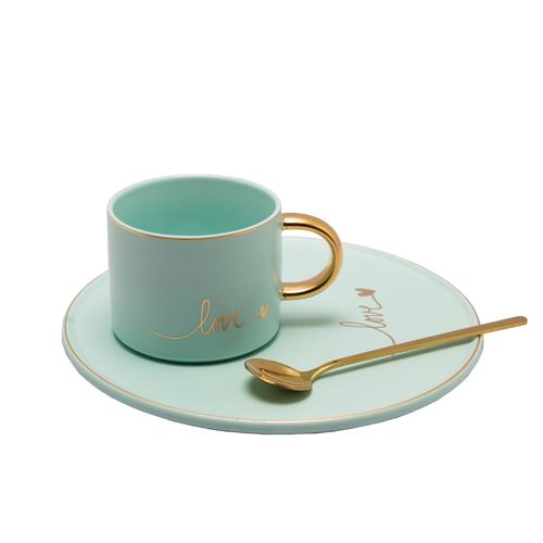 Crockery - Xquisite Love Cup & Round Saucer Set - Image 4