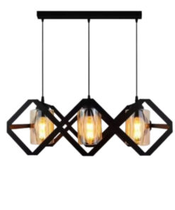 Pendant Light - Diamond Metal LED / 1937-3