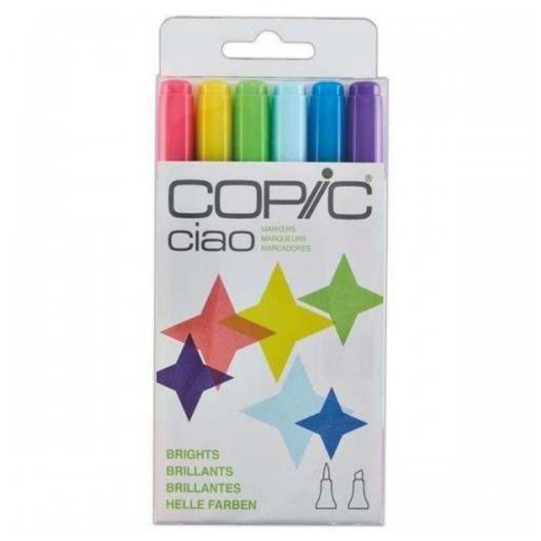 Copic - Ciao Brights Marker Set - 6 Pc - Image 2