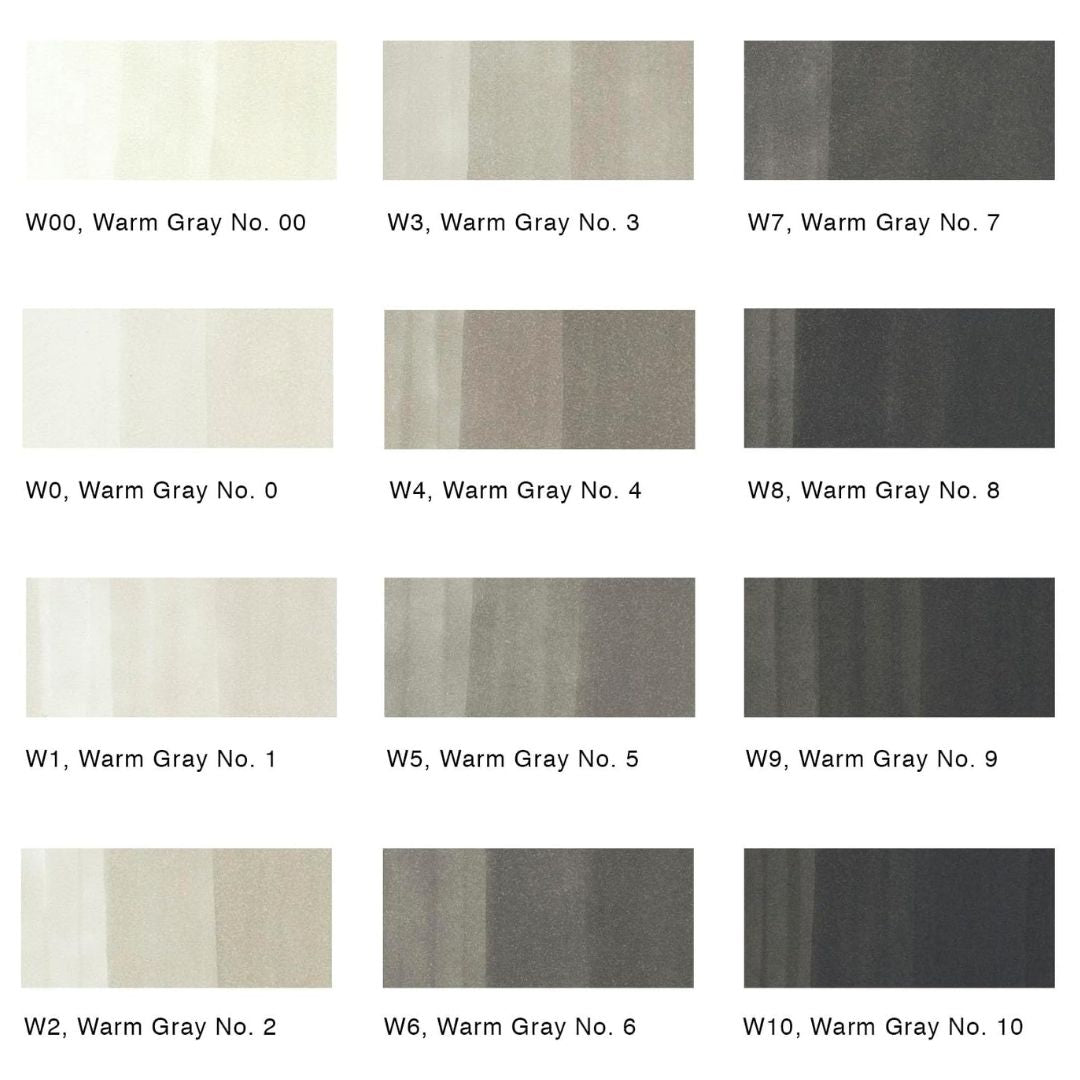 Copic - Sketch Gray Markers - 12pc - Image 5