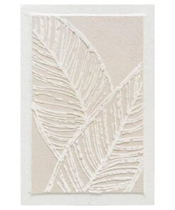 Textured Palm Leaf Earth Tone Painting –  60 x 90cm