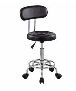 Rolling Barstool - Diyya with Backrest