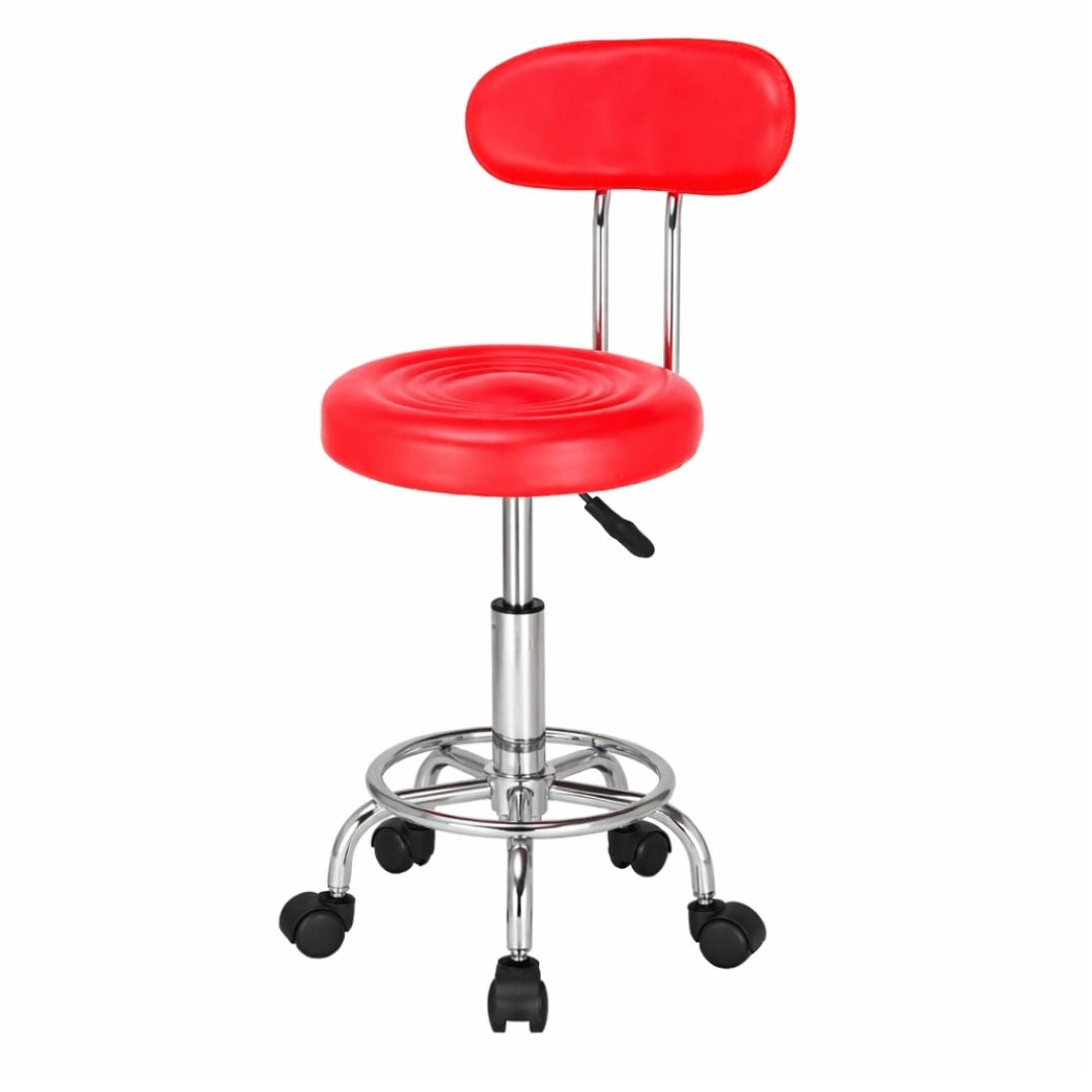 Rolling Barstool - Diyya with Backrest - Image 2