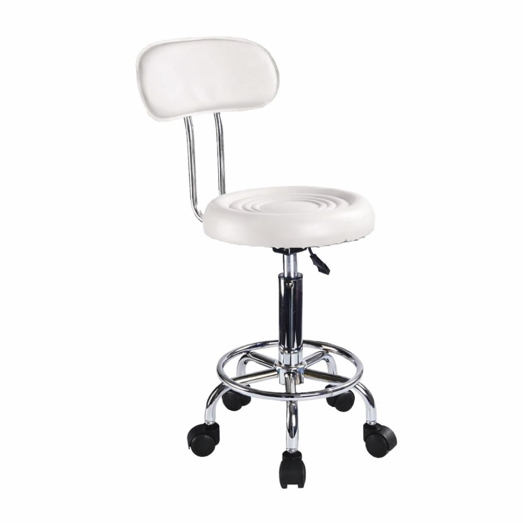 Rolling Barstool - Diyya with Backrest - Image 3