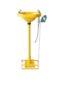 Pedastal Eye Wash – Terysafe Yellow – 12l/m