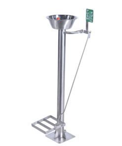 EYEWASH STATION – FOOT & HAND OPERATED EMERGENCY