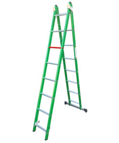 Commercial Fibreglass Step Extension Multipurpose Ladder – from 4.2m to 7.8m M/Duty FG Step EXT Ladder