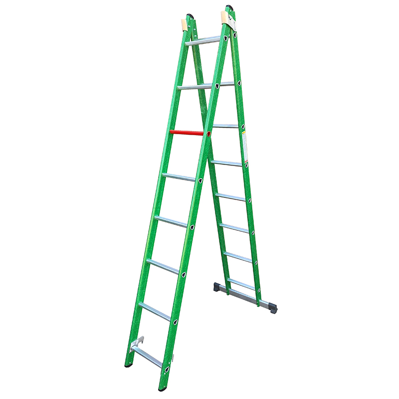 Commercial Fibreglass Step Extension Multipurpose Ladder – from 4.2m to 7.8m M/Duty FG Step EXT Ladder
