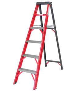 Industrial Duty A-Frame Fully Fibreglass Stepladder from 0.9M to 4.8m