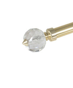 25mm Prism Crystal Finial - Dual Pack
