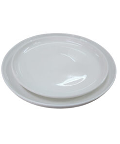 Dinnerware - Round Flat with Curved Lip - 10242