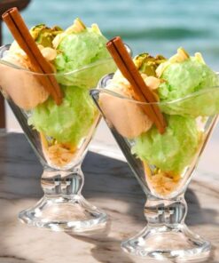 Glass Bowls - Flower Sundae Ice Cream 6's