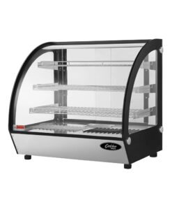 Heated Countertop Curved Display Cabinet – 0.7m