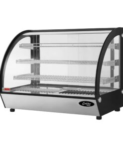 Heated Countertop Curved Display Cabinet – 0.9m