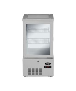 Refrigerated Glass Display Cabinet – 56Lt, White