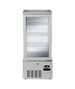 Refrigerated Glass Display Cabinet – 74Lt, White