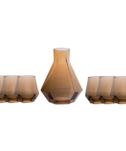 Glass Jug Set -  7pc Dixon - Gold 613-17