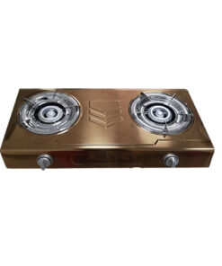 Gas Stove - 2 Burner - Rose Gold
