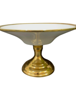 Serving Bowls - Gold Rim Footed