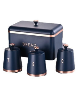 Bread Bin & Canister Set - 4pc Monza