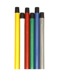 HANDLE ONLY – POWDER COATED METAL THREAD 1.2m x 22mm – GREY, BLUE, GREEN, RED, WHITE AND YELLOW