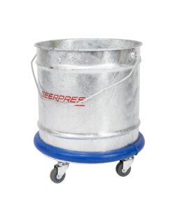 GEERPRES ECONO BUMPER BUCKET ON CASTORS – 28L