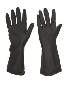 BLACK INDUSTRIAL GLOVES – Small, Medium, Large and X-Large