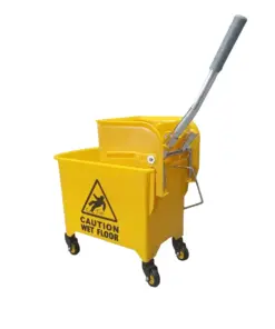 B-LINE 20lt BUCKET & WRINGER – Blue, Green, Red and Yellow (300g mop max)