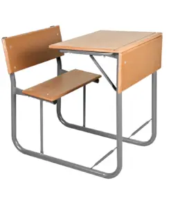 Primary Single Combination Desk 600X450X650mm (MDF) and (Saligna) -Sold in a (Pack of 5)