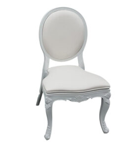 Louis Chairs - White Padded