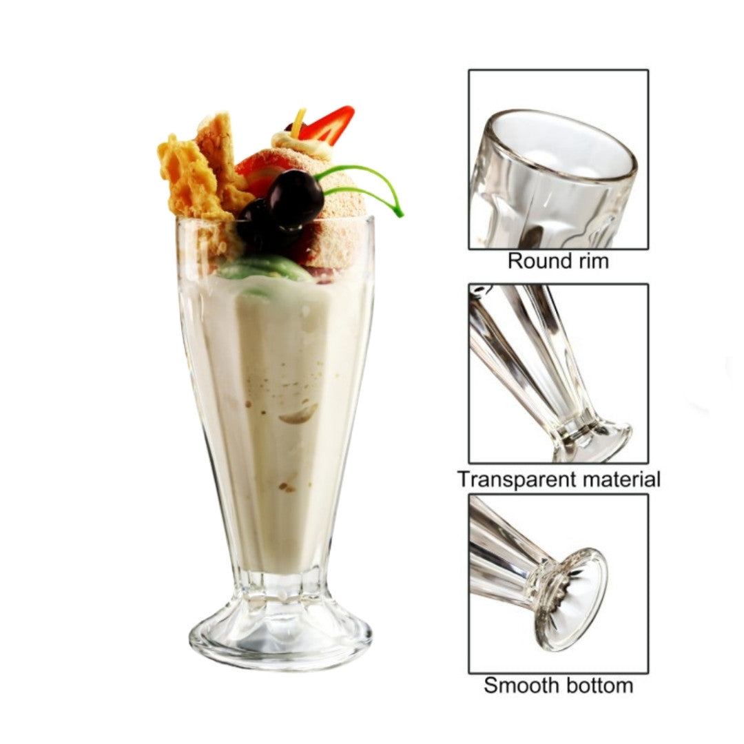 Milkshake Glass 6Pcs - 400 ml - Image 4